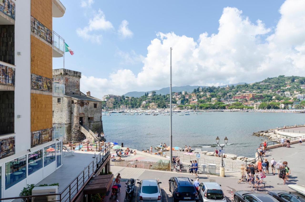 Alla Casa Rosa Al Mare- Centrale A Di Fronte Al Mare- Emozionante- Garage Privato Gratuito A 800 Mt- Aria Condizionata-Wifi Rapallo Exterior foto