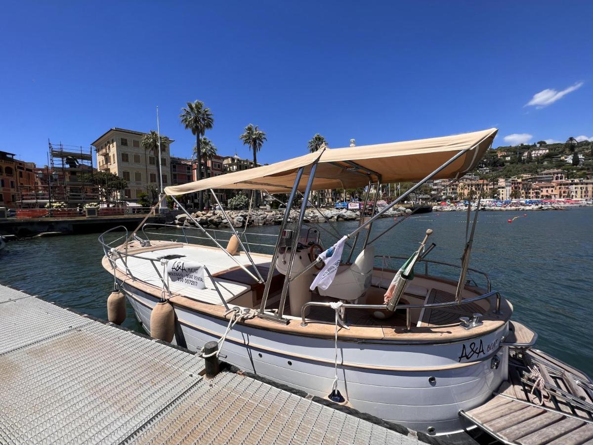 Alla Casa Rosa Al Mare- Centrale A Di Fronte Al Mare- Emozionante- Garage Privato Gratuito A 800 Mt- Aria Condizionata-Wifi Rapallo Exterior foto